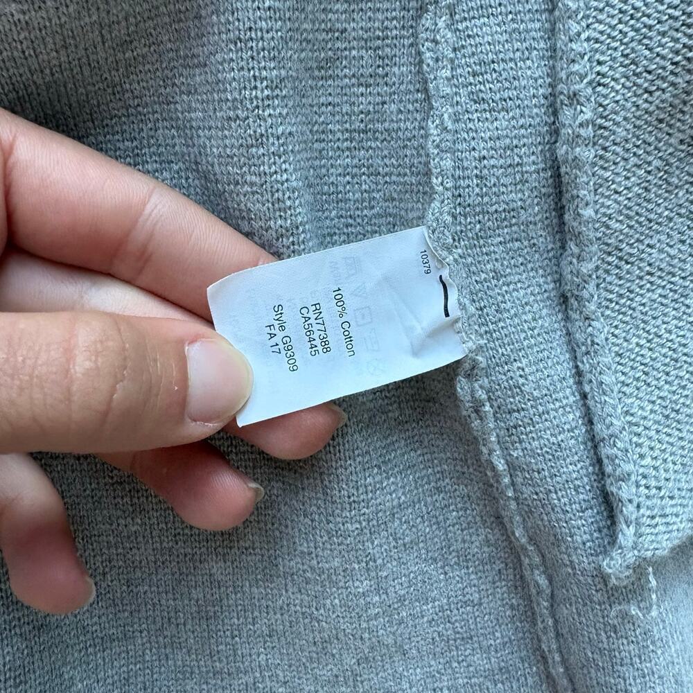 J.Crew Cotton Grey Blazer Sweater - Picture 4 of 4